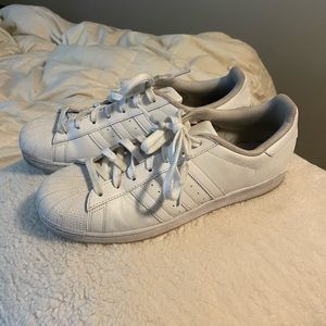 Adidas White Sneakers Size 11
